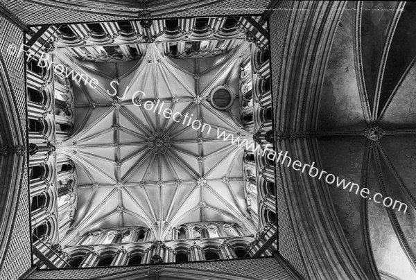 VAULTING OF LANTERN OF GREAT CENTRAL TOWER